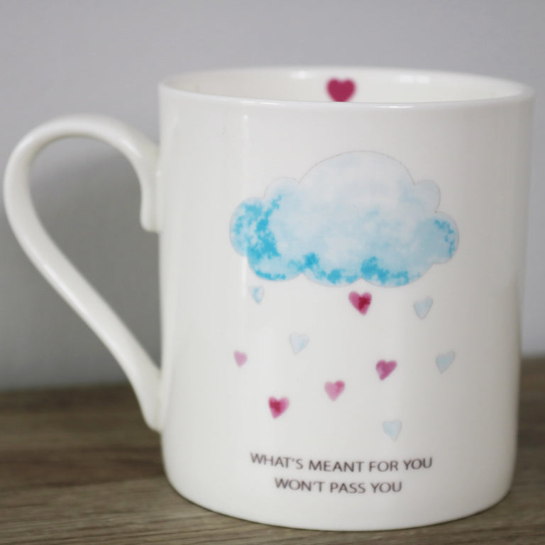 Love The Mug What's Meant For You Won't Pass You