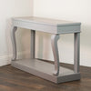 Scroll Mink 130cm Console Table with a beautifully scrolled legs