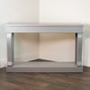 Scroll Mink 130cm Console Table front view picture