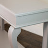 Scroll Mink 130cm Console Table close view picture of the table design