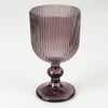 Plum-colored white wine glassware for stylish tables

