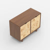 Urban Burl Two Door Cabinet top view
