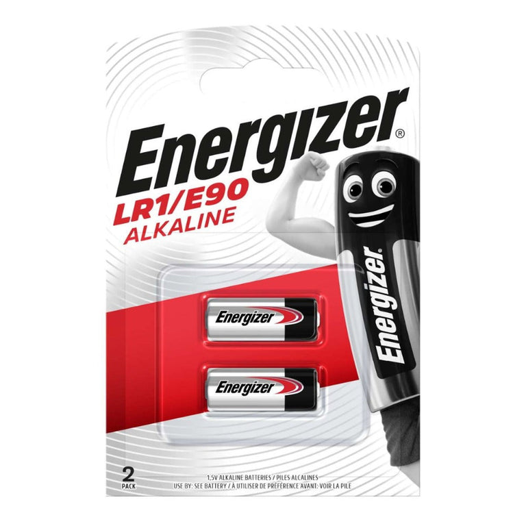 Energizer LR1/E90 Alkaline Batteries Pack of 2
