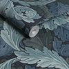 William Morris Acanthus leaves design in blue