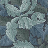 Acanthus Blue William Morris Wallpaper pattern