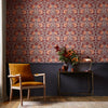 Elegant Pimpernel Plum wallpaper by William Morris