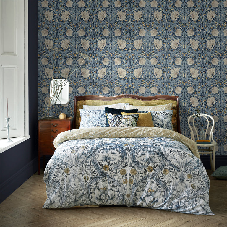 William Morris Wallpaper Pimpernel Blue