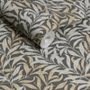 Classic William Morris design in Willow Bough Charcoal pattern