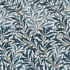 William Morris Willow Bough White and Blues wallpaper with trailing leaves