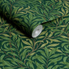 Classic William Morris design in Willow Bough Deep Green