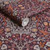 Classic William Morris design in Blackthorn Plum with cranberry and mustard tones