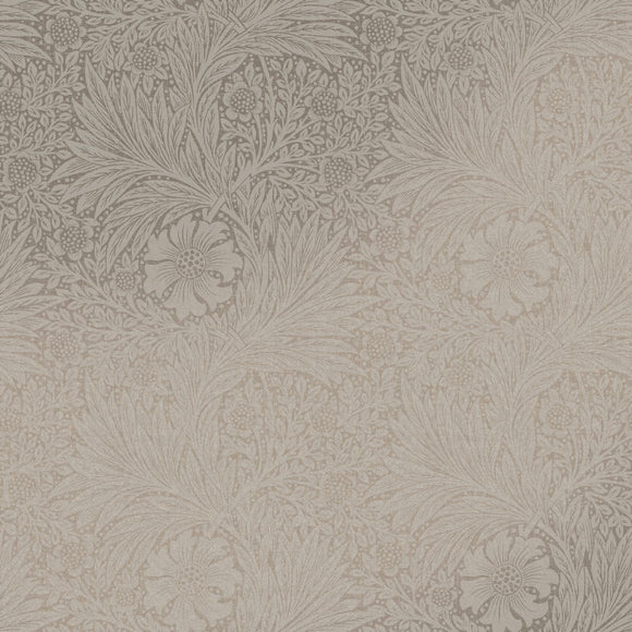 William Morris Marigold Fibrous Neutral wallpaper with soft gold metallic accents