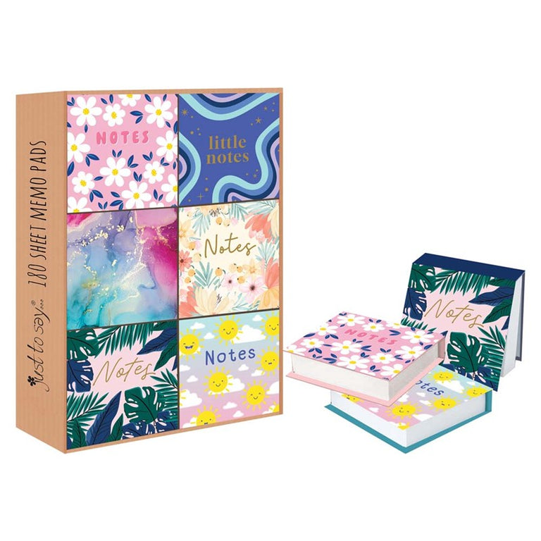 180 Sheet Illustrated Note Pad Block