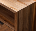 Teak Wood Nightstand - Verona Furniture
