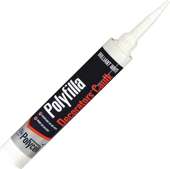 Fast drying Polycell Polyfilla Decorators Caulk 380ml.