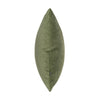 Elegant scatter cushion in rich green, handcrafted in Ireland.