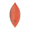A luxurious coral Scatterbox Richelle cushion with feather fillers.