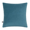 Luxurious teal scatter cushion with premium velvet fabric.