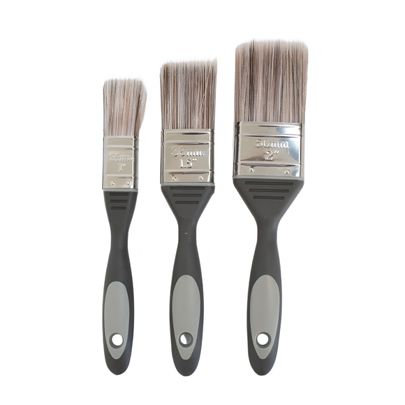 Synthetic Paint Brush Set 3 Piece for small projects