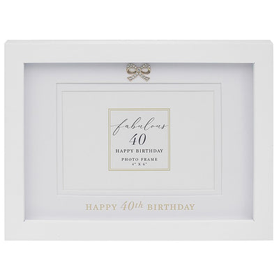 40th Birthday Frame