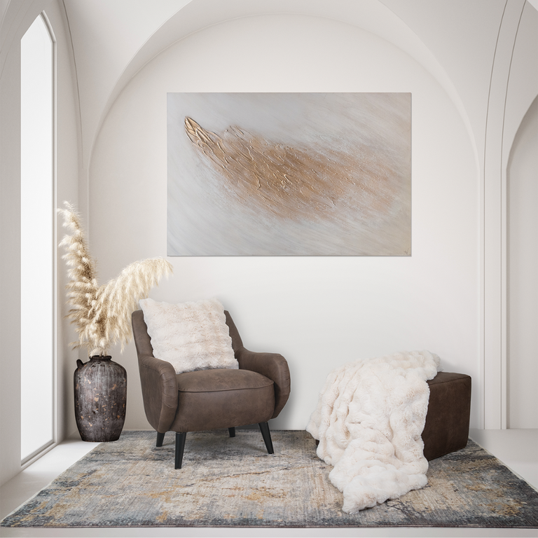 Scatterbox Rug Tempest Grey Gold