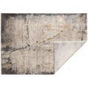 Subtle Decorative Polypropylene Rug - Tempest Grey Gold, 120x180 cm.