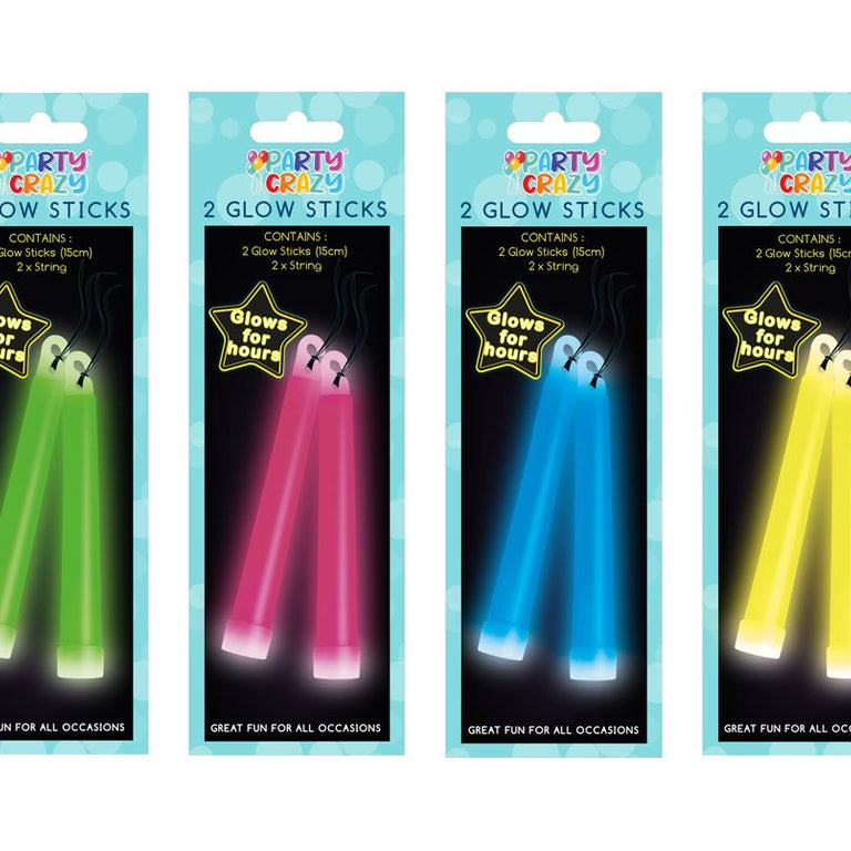6 Inch Glow Sticks 2 Pack