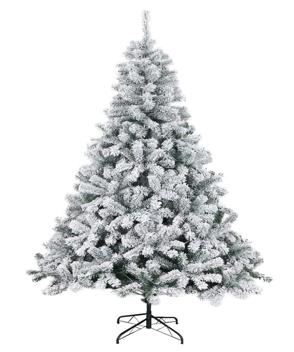 7ft Flocked Christmas Tree picture on the white background