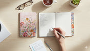 A6 Saffron Notebooks Pack of 3 lined inside