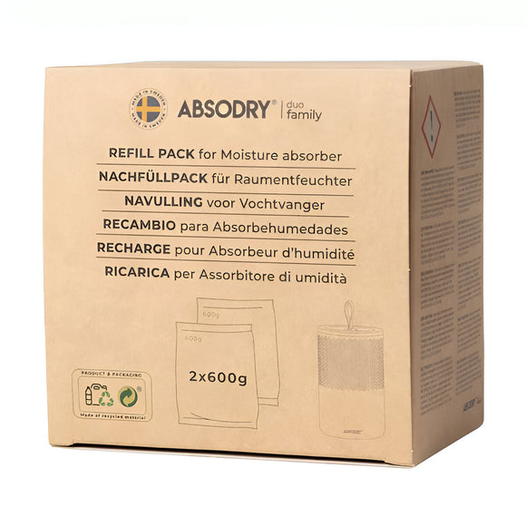 Moisture absorber bags in action - 2 pack
