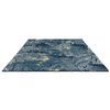 Morris & Co Acanthus Floral Outdoor Rug Indigo perfect fit for indoor and outdoor use
