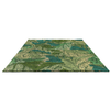 Morris & Co Acanthus Floral Outdoor Rug Nettle/Sky Blue perfectfit for indoor and outdoor use