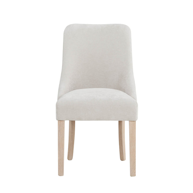 Achill Chenille Dining Chair Natural