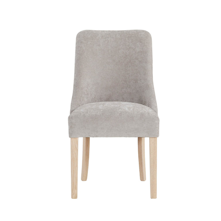 Achill Chenille Dining Chair Stone