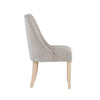 Stone Achill chenille dining chair shown from another angle (4)
