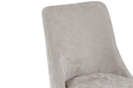 Stone Achill chenille dining chair shown from another angle (5)