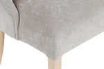 Stone Achill chenille dining chair shown from another angle (6)