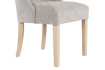 Stone Achill chenille dining chair shown from another angle (7)