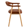 Addi Dining Chair Brandy side view close photo