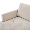 Addie natural left hand facing arm chaise shown from the side (7)