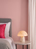 Addie Table Lamp White Art Glass - Glass Lamp for Home Decor