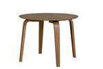 Round dining table - Addison 1 m Walnut table.
