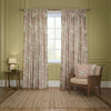 Adele Floral Chenille Curtains Rose life style photo