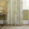 Adele Floral Chenille Curtains Sage life style bottom view photo