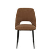 Adell Dining Chair in Camel shown from an angle (4)