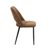 Adell Dining Chair in Camel shown from an angle (6)