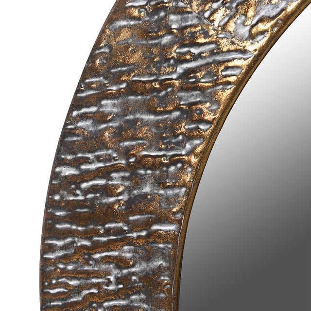 Ajuic Round Mirror - Antique Gold Wall Mirror Collection