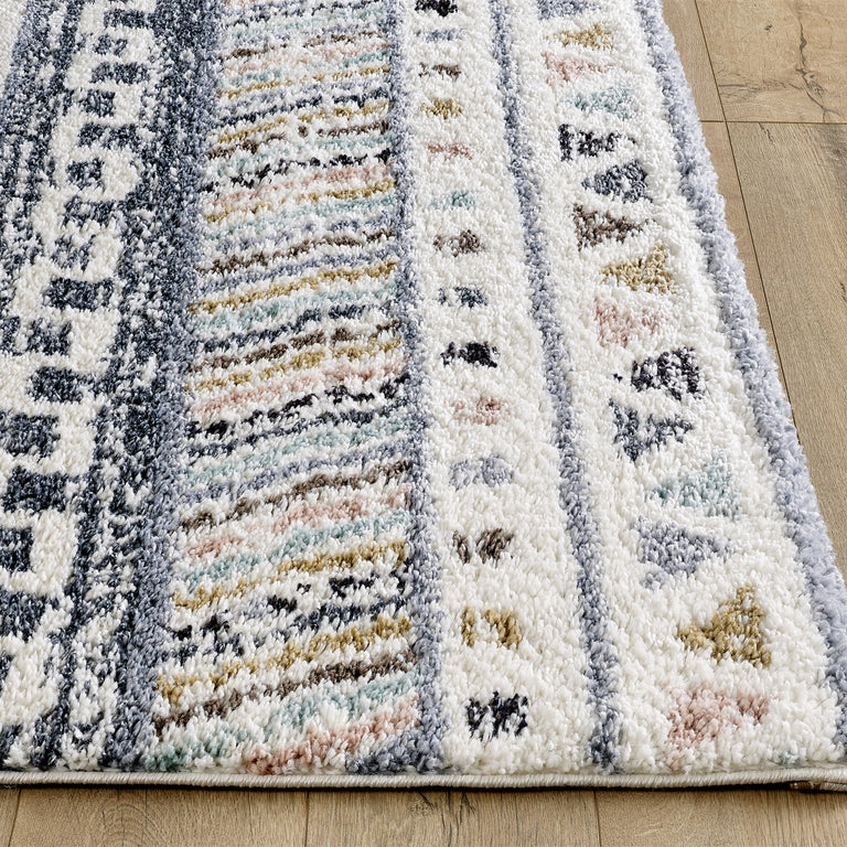 Alaska Geometric Rug 1 - 115A Ivory