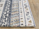 Alaska Geometric Rug 1 - 115A Ivory picture of the rug corner