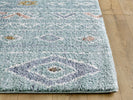 Alaska Geometric Rug 2 - 104 Blue  picture of the rug corner